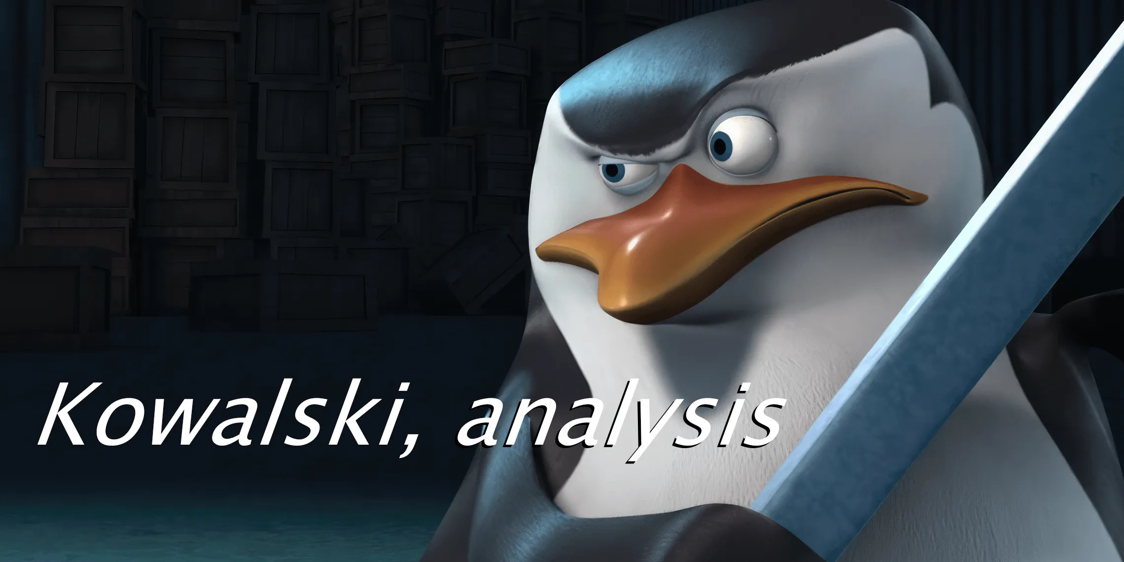 'Kowalski, Analysis' from The Penguins Of Madagascar animated series